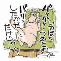 「爪とぎしただけだし？」やらかしをごまかす猫が可愛すぎる【猫がおしりを向けてきます #７】 画像