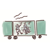 通勤通学時、電車で地震が発生したら…ホームより「電車の中」の方が安全?!【大切な「いのち」と「お金」を守る マンガ 防災&防犯ブック #９】 画像