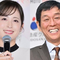 第1子妊娠中の久慈暁子、明石家さんまがお腹に手を添える2ショット公開「パワーをいただけました」 画像