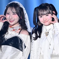 CANDY TUNE小川奈々子＆≒JOY山野愛月、仲良く顔ハート グループ超えたペアランウェイ【IDOL RUNWAY COLLECTION 2026】 画像