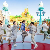 なにわ男子、USJ「スーパー・ニンテンドー・ワールド」イベント登場 “同い年”5周年をマリオポーズで祝福 画像