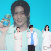 Snow Man目黒蓮、カナダからリモートで会見出席「でかすぎて気まずい」肩まで伸びた新ヘアも披露 画像