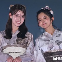 阪口珠美＆鈴本美愉、淡色浴衣で可憐にランウェイ「坂道OGの並び胸アツ」「ビジュが爆発してる」とファン悶絶【関コレ2026S/S】 画像