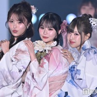 おさき・さくら・MINAMI、涼しげ浴衣姿で上品ランウェイ 密着ポーズでキュートな魅力放出【関コレ2026S/S】 画像