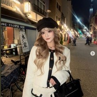 「今日好き」出身ギャル、美ウエスト際立つ“全身ピンク”へそ出しコーデ「へそピかっこいい」「スタイルレベチ」と反響 画像