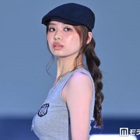 元日向坂46濱岸ひより、ノースリーブでヘルシー肌見せ クールな姿に「爆イケすぎ」「雰囲気違くてびっくり」の声【ガルアワ2026SS】 画像