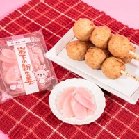 岩下の新生姜とファミマ「鶏つくね串」が初コラボ シャキシャキ食感＆さっぱり風味仕立て 画像