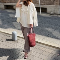 【ユニクロ】アイテムを品よく着こなす。リラックス感あふれるきれいめスタイル【40代の毎日コーデ】 画像