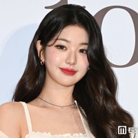 IVEウォニョン、胸元シースルーの黒ドレス姿「レベチのスタイル」「お人形さんみたい」と熱視線 画像