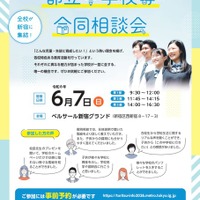 【中学受験】立川国際など12校「都立中学校等合同相談会」6/7 画像