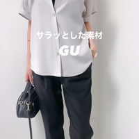 大人コーデに万能！「ベージュのドレープシャツ」で仕上げる涼し気きれいめスタイル【40代の毎日コーデ】 画像
