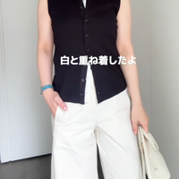 黒・白・ベージュで魅せる！40代の夏を上品に乗り切る洗練モノトーン＆アースカラーの着こなし 画像
