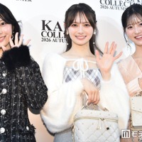 AKB48伊藤百花・佐藤綺星・八木愛月、舞台上で「ニヤッてしちゃった」理由告白「自慢のメンバーだなと思いました」【関コレ2026A/W】 画像