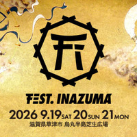 滋賀県下最大の音楽イベント「FEST. INAZUMA 2026」最終出演アーティスト発表。PSYCHIC FEVER、ICExらラインナップ 画像