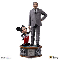 ウォルト・ディズニー＆ミッキーマウスが手をつなぐ！約59cmの1/4スケールスタチュー登場 画像