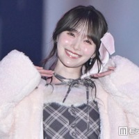 櫻坂46守屋麗奈、大ぶりリボンで甘さ全開 ミニワンピ×ファーアウター姿に「スタイル抜群」「天使すぎる」と反響【ガルアワ2026A/W】 画像