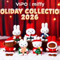 ミッフィーたちがクリスマス仕様に！リースやツリーを抱えた「ホリデーコレクション」登場 画像