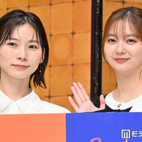 新川優愛、朝日奈央とのドラマ初共演は「撮影に入る前からワクワクしていた」バラエティ番組での印象明かす【妻を引退します】 画像
