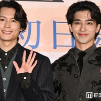 横浜流星、SixTONES松村北斗と撮影ぶり再会に愛溢れる「会いたかった」“相棒”へのリスペクト語る【汝、星のごとく】 画像
