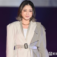 みちょぱ、ウエストマークコートで大人の魅力 第1⼦出産後二度目のTGCに「光が眩しい」【TGC北九州2026】 画像