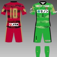 FC琉球、2018新ユニフォームは独特のボーダー柄!両肩には「シーサー」 画像