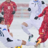 歴史に残る大雪決戦!AFC U-23選手権、ウズベキスタンが劇的優勝 画像