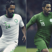 サウジアラビア代表、「新エンブレム」のW杯ユニフォームを発表! 画像