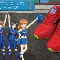 「水戸×ガルパン」のトリプルコラボシューズが限定発売!選手の感想もおもしろい 画像