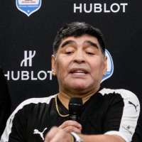 マラドーナ、日本人も所属した意外なクラブで「会長」に! 画像