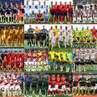 マニアは永久保存版!W杯全チーム「集合写真まとめ」GS第1節 画像
