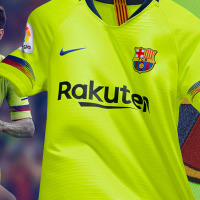 バルセロナ、2018-19アウェイユニフォームを発表!色は“ロナウジーニョ時代” 画像