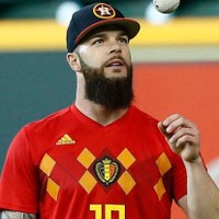 W杯で躍進のベルギー代表!なんとメジャーの野球選手も「赤い悪魔ユニ」を着る 画像