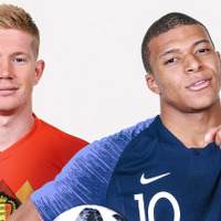 W杯フランスvsベルギー企画!エンバペとデ・ブライネ、「名前の本人発音」を聞いてみよう 画像