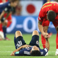死力を尽くした日本代表…ベルギー選手たちの「慰める姿」がグッとくる 画像