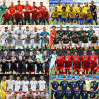 永久保存版!ロシアW杯「ベスト16」試合画像&集合写真まとめ 画像