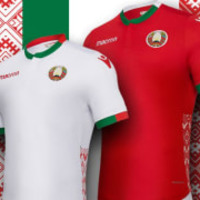 ベラルーシ代表、「UEFAの支援」で2018新ユニフォームを発表!民族模様が印象的 画像