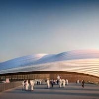 カタールW杯の「女性器に似過ぎ」スタジアム、完成に近づき再び話題に 画像