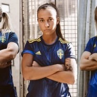 スウェーデン女子代表、スタイリッシュなW杯アウェイユニフォームを発表! 画像