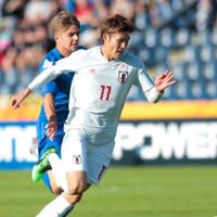 田川亨介、イタリアの逸材たちを置き去りにした「超スピード」がこれ 画像