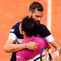 錦織と激闘した選手、テニスの試合中にサッカーやり出す!「仰天キック」がこれ 画像