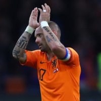 元オランダ代表のスナイデル、現役引退を表明 画像