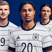 ドイツ代表、EURO2020を想定の新ユニフォーム発表!デザインは「手書き風細線」 画像