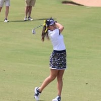 <速報>河本結は後半の3連続バーディで通算2アンダーでホールアウト 予選突破圏内へ食い込む! 画像