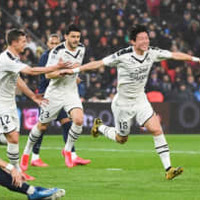 元G大阪ファン・ウィジョ、PSG相手にゴール!「渾身ヘッド」がこれ 画像