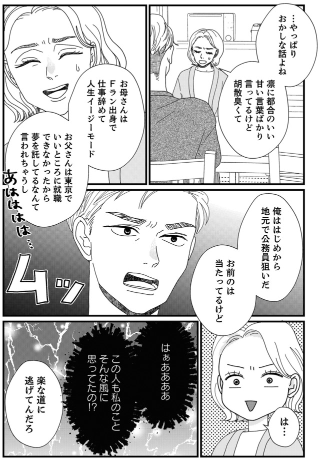 地雷男にサヨナラ～娘に就活させない束縛彼氏とシタ夫～